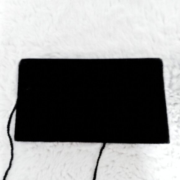 💮2/$100💮 Vintage Black Velvet Envelope Style Clutch / Evening Bag / Pur - Picture 5 of 6